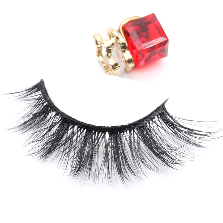 Lashes wholesaler provide 3D silk false eye lashes with custom packaging